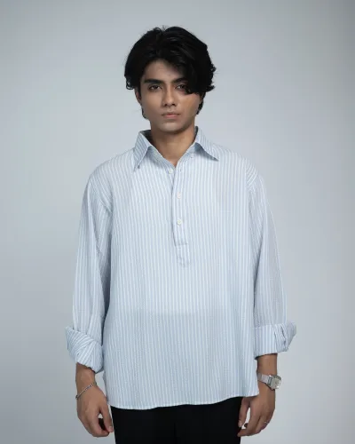 Executive Katua - Baby Blue Stripe