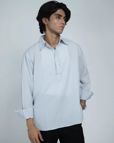 Executive Katua - Ice Blue Stripe